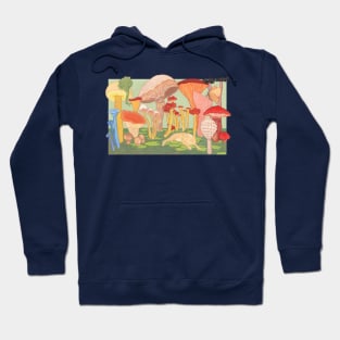 Mushroom Pond Painting Hoodie